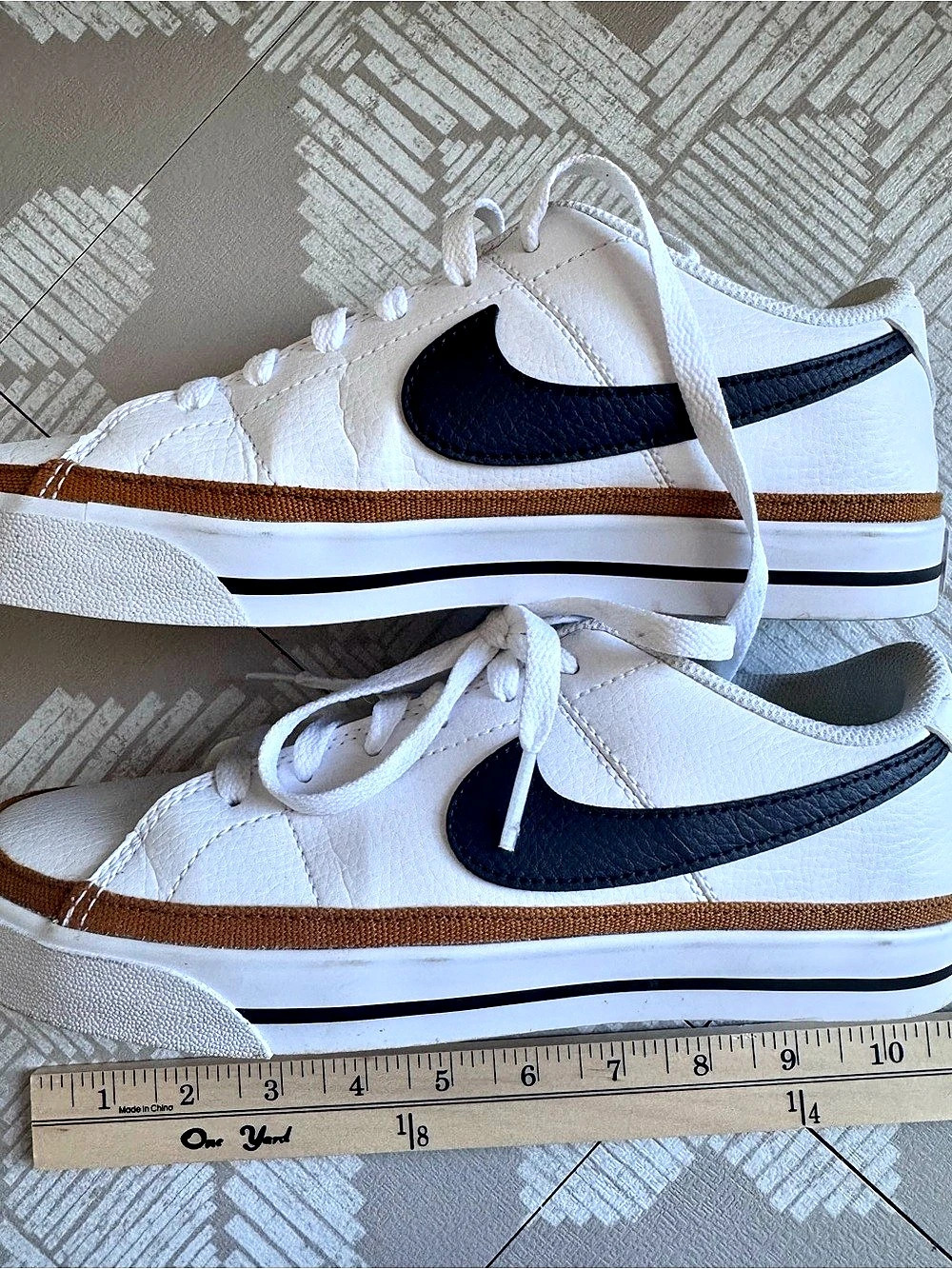 Nike Court Legacy Next Nature "White Desert Ochre" White & Brown Sneakers